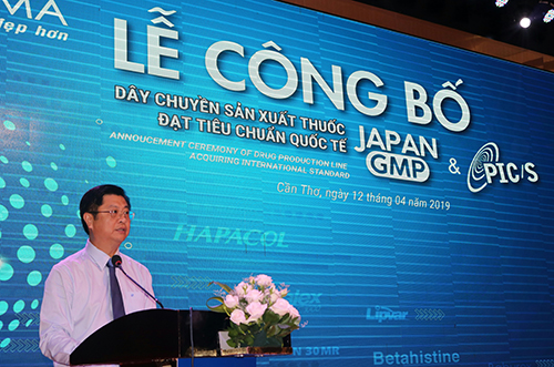 Ông Trương Quang Hoài Nam, Phó Chủ tịch UBND Thành phố Cần Thơ phát biểu tại buổi lễ công bố.