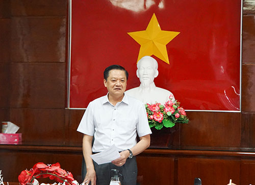 Đồng chí Dương Tấn Hiển, Phó Chủ tịch UBND thành phố, phát biểu chỉ đạo.